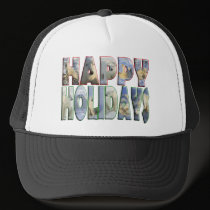 Happy Holidays Polar Bears hats