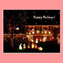 Happy Holidays postcards
