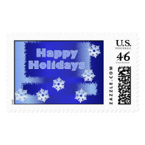 Happy Holidays postage