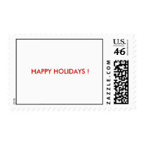HAPPY HOLIDAYS ! POSTAGE STAMP