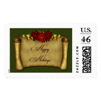 Happy Holidays postage