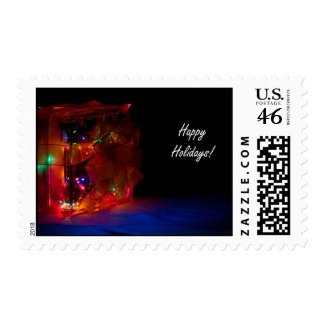 Happy Holidays Postage stamp