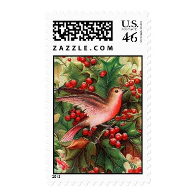 Happy Holidays! postage