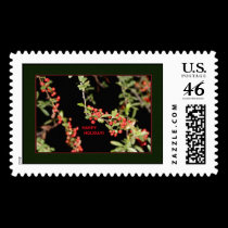 Happy Holidays postage