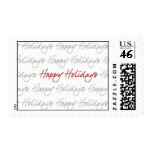 Happy Holidays postage