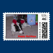 Happy Holidays postage