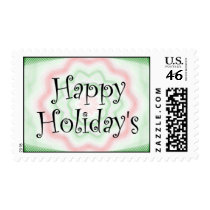 Happy Holiday's postage