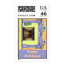 Happy Holidays! postage