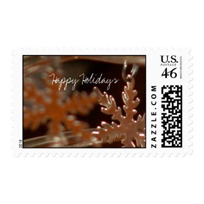 Happy Holidays postage