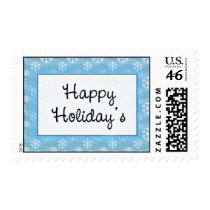 Happy Holiday's postage