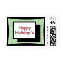 Happy Holiday's postage