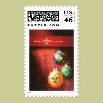 Happy Holidays postage