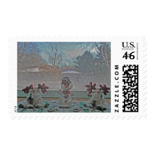 Happy Holidays stamp