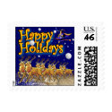 Happy Holidays postage