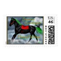 Happy Holidays postage by BeyondTheMoon Happy Holidays postage