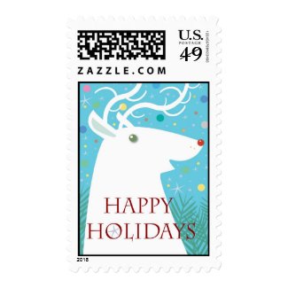 Happy Holidays postage