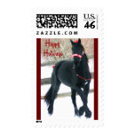Happy Holidays Postage Stamps