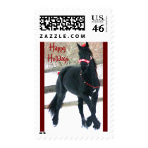 Happy Holidays Postage Stamps
