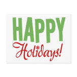 Happy Holidays Post Card