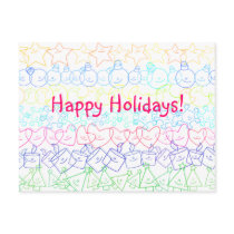 Happy Holidays! postcards