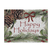 Happy Holidays PostCard by DanceswithCats Happy Holidays PostCard