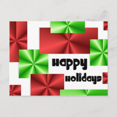 Happy Holidays postcards