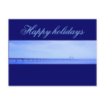 Happy holidays postcard