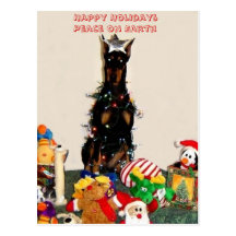 Happy Holidays Postcard