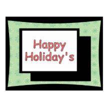 Happy Holiday's Postcard