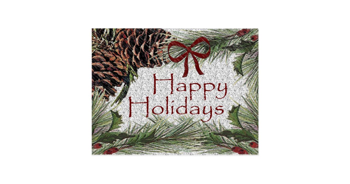 Happy Holidays PostCard | Zazzle