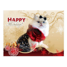 Happy Holidays Postcard