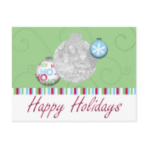 Happy Holidays Postcard -- Add your Pic by Christianphotogirl Happy Holidays Postcard -- Add your Pic