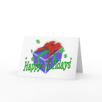 Happy Holidays Purple/Green cards