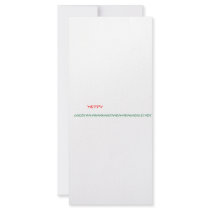 Happy Holidays Custom Rack Cards