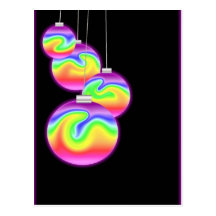 Happy Holidays Rainbow Post Card
