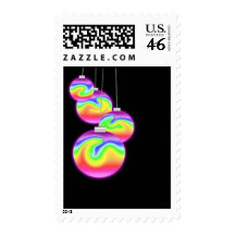 Happy Holidays Rainbow Stamp