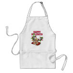 Happy Holidays Reindeer aprons