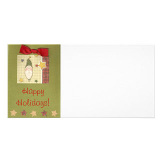 Happy Holidays Santa Photo Card