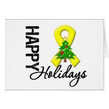 Happy Holidays Sarcoma Awareness Cards
