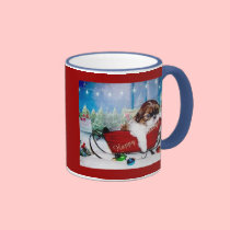 Happy Holidays Shih Tzu mugs