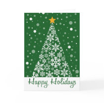 Happy Holidays Snow Tree Green cards by twilight_cat Happy Holidays Snow Tree Green cards