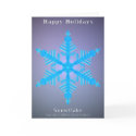 Happy Holidays Snowflake 01 cards