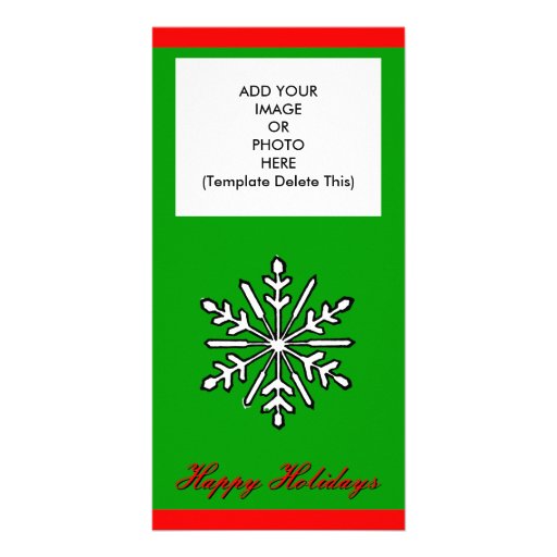 happy holidays card template happy holidays snowflake 1 photo card template zazzle happy holidays card template happy holidays snowflake 1 photo card template zazzle