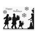 Happy Holidays Snowflake Post Card postcards