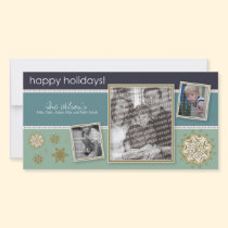 Happy Holidays Snowflake Sweet 3-Photo :: 05 photo cards