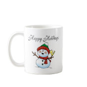 Happy Holidays (Snowman Birdy) mug