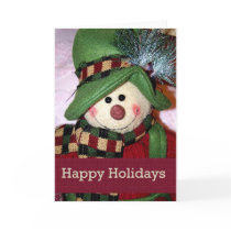 Happy Holidays Snowman cards by aslentz Happy Holidays Snowman cards