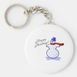 Happy Holidays (Snowman) Key Chains