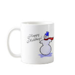 Happy Holidays (Snowman) Mug