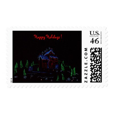 Happy Holidays ! Stamp